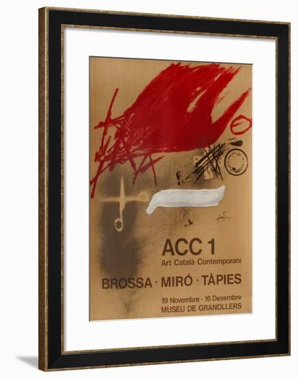 Expo 77 - Museu de Granollers-Antoni Tapies-Framed Collectable Print
