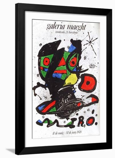 Expo 78 - Galeria Maeght Barcelona-Joan Miro-Framed Collectable Print
