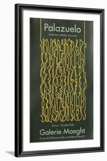 Expo 78 - Galerie Maeght-Pablo Palazuelo-Framed Collectable Print