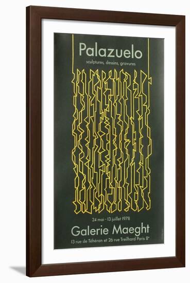 Expo 78 - Galerie Maeght-Pablo Palazuelo-Framed Collectable Print