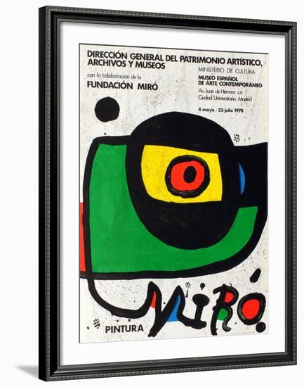 Expo 78 - Miro Pintura Madrid-Joan Miro-Framed Collectable Print