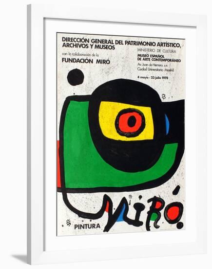 Expo 78 - Miro Pintura Madrid-Joan Miro-Framed Collectable Print