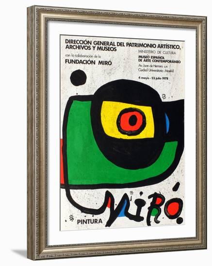 Expo 78 - Miro Pintura Madrid-Joan Miro-Framed Collectable Print