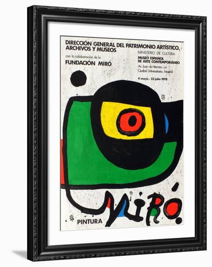 Expo 78 - Miro Pintura Madrid-Joan Miro-Framed Collectable Print