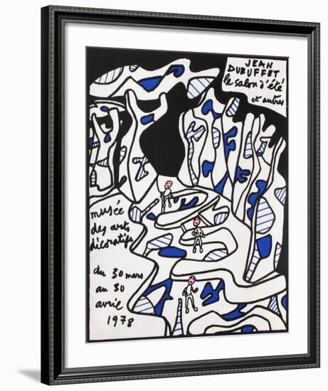 Expo 78 - Musée des Arts Décoratifs-Jean Dubuffet-Framed Premium Edition