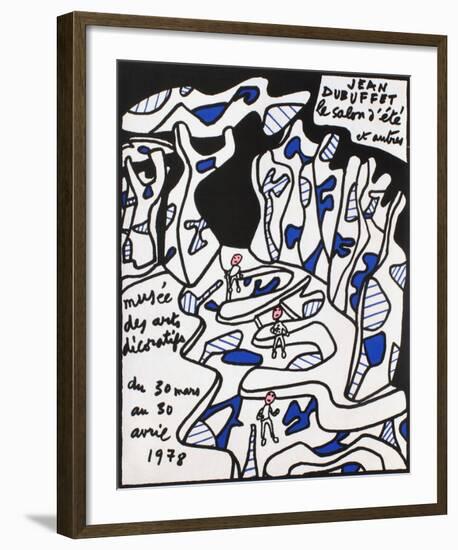 Expo 78 - Musée des Arts Décoratifs-Jean Dubuffet-Framed Premium Edition