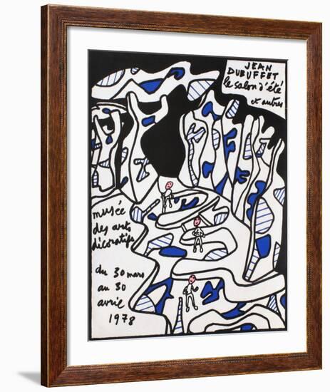 Expo 78 - Musée des Arts Décoratifs-Jean Dubuffet-Framed Premium Edition