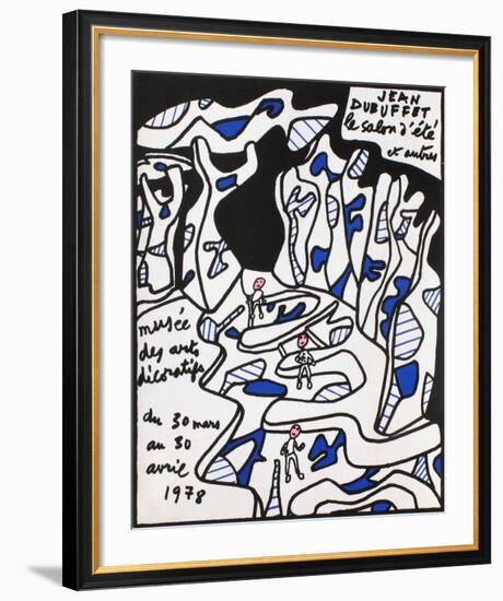 Expo 78 - Musée des Arts Décoratifs-Jean Dubuffet-Framed Premium Edition