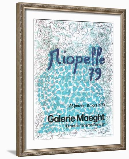 Expo 79 - Galerie Maeght-Jean-Paul Riopelle-Framed Collectable Print