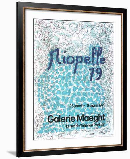 Expo 79 - Galerie Maeght-Jean-Paul Riopelle-Framed Collectable Print