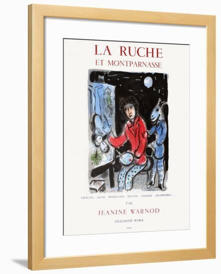 Expo 79 - La Ruche et Montparnasse 2-Marc Chagall-Framed Premium Edition