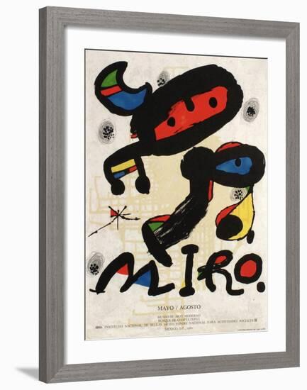 Expo 80 - Mexico-Joan Miro-Framed Collectable Print