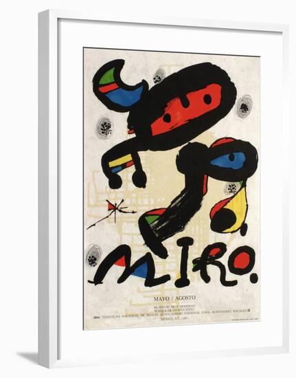 Expo 80 - Mexico-Joan Miro-Framed Collectable Print