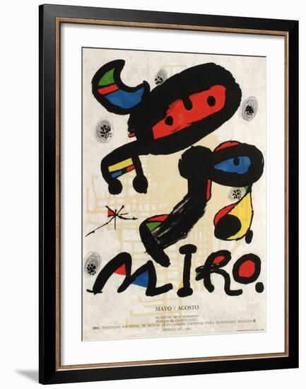 Expo 80 - Mexico-Joan Miro-Framed Collectable Print