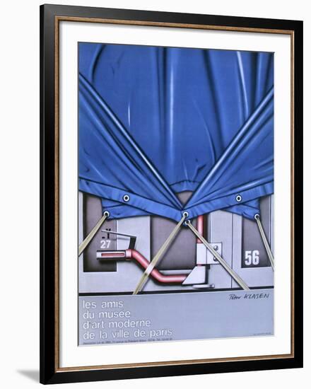 Expo 80 - Musée d'Art Moderne Paris-Peter Klasen-Framed Collectable Print