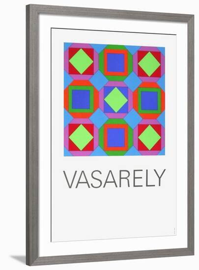 Expo 82 - Art Basel 82 (AVL)-Victor Vasarely-Framed Collectable Print