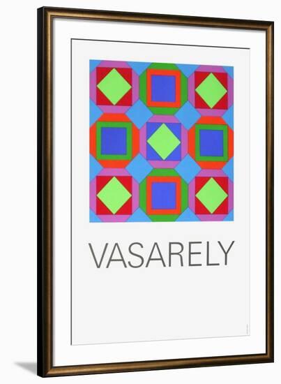 Expo 82 - Art Basel 82 (AVL)-Victor Vasarely-Framed Collectable Print