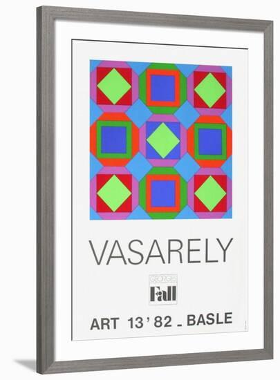 Expo 82 - Art Basel 82-Victor Vasarely-Framed Collectable Print