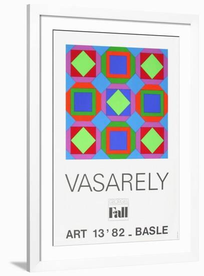 Expo 82 - Art Basel 82-Victor Vasarely-Framed Collectable Print