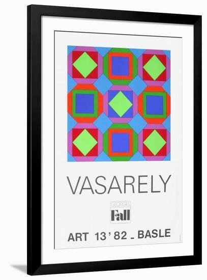 Expo 82 - Art Basel 82-Victor Vasarely-Framed Collectable Print