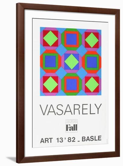 Expo 82 - Art Basel 82-Victor Vasarely-Framed Collectable Print