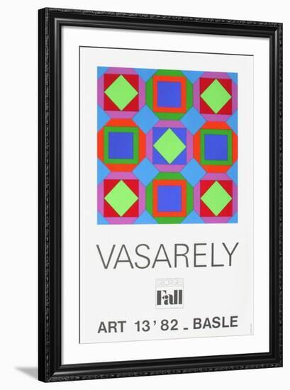 Expo 82 - Art Basel 82-Victor Vasarely-Framed Collectable Print