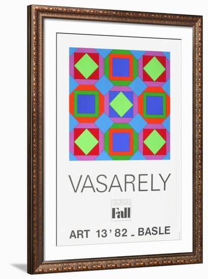 Expo 82 - Art Basel 82-Victor Vasarely-Framed Collectable Print