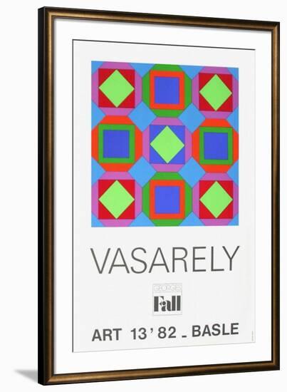 Expo 82 - Art Basel 82-Victor Vasarely-Framed Collectable Print