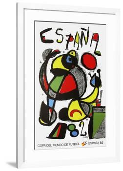 Expo 82 - Copa Del Mundo De Futbol-Joan Miro-Framed Collectable Print