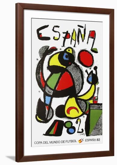 Expo 82 - Copa Del Mundo De Futbol-Joan Miro-Framed Collectable Print