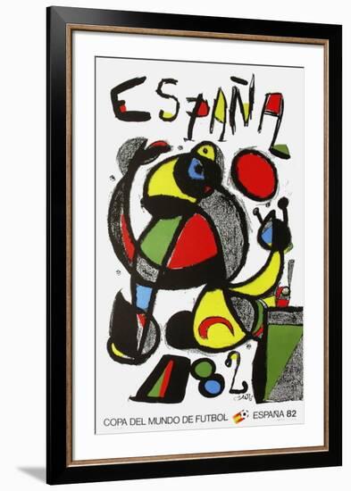 Expo 82 - Copa Del Mundo De Futbol-Joan Miro-Framed Collectable Print