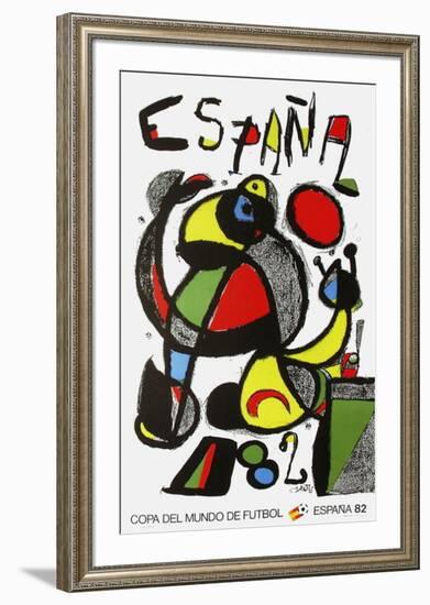 Expo 82 - Copa Del Mundo De Futbol-Joan Miro-Framed Collectable Print