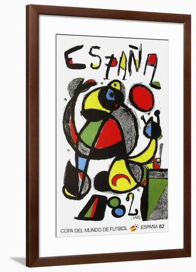 Expo 82 - Copa Del Mundo De Futbol-Joan Miro-Framed Collectable Print