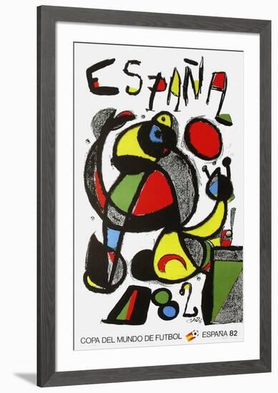 Expo 82 - Copa Del Mundo De Futbol-Joan Miro-Framed Collectable Print