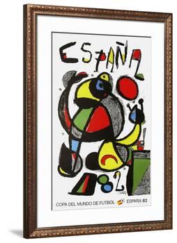 Expo 82 - Copa Del Mundo De Futbol-Joan Miro-Framed Collectable Print