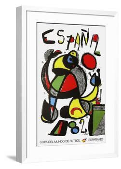 Expo 82 - Copa Del Mundo De Futbol-Joan Miro-Framed Collectable Print