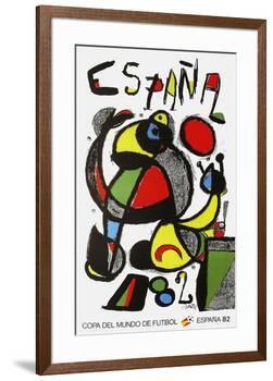 Expo 82 - Copa Del Mundo De Futbol-Joan Miro-Framed Collectable Print