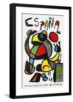 Expo 82 - Copa Del Mundo De Futbol-Joan Miro-Framed Collectable Print