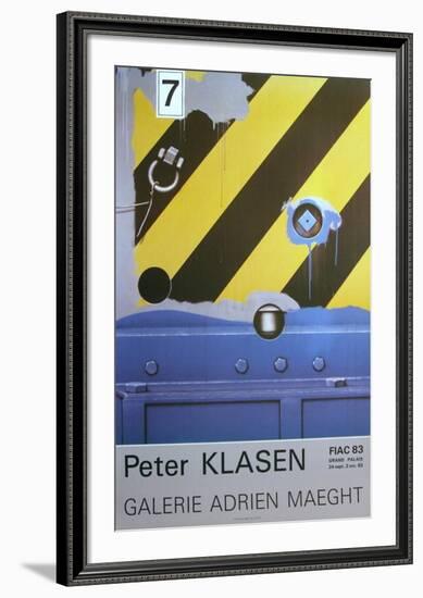 Expo 83 - FIAC Galerie Maeght-Peter Klasen-Framed Collectable Print