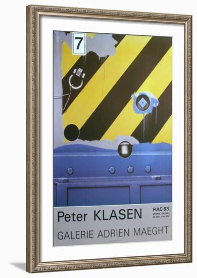 Expo 83 - FIAC Galerie Maeght-Peter Klasen-Framed Collectable Print