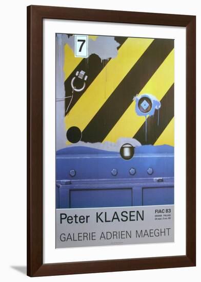 Expo 83 - FIAC Galerie Maeght-Peter Klasen-Framed Collectable Print