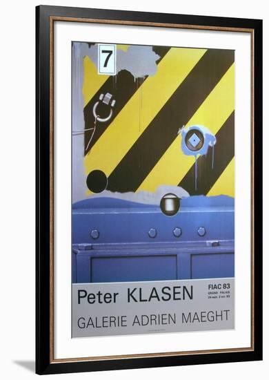 Expo 83 - FIAC Galerie Maeght-Peter Klasen-Framed Collectable Print