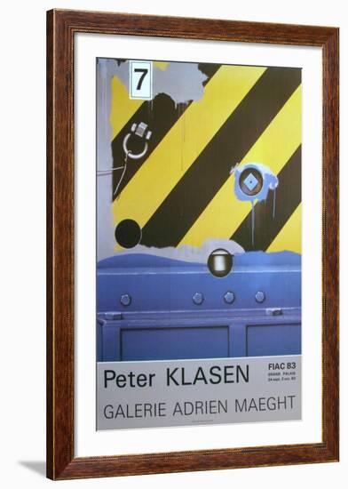 Expo 83 - FIAC Galerie Maeght-Peter Klasen-Framed Collectable Print