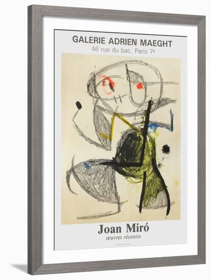 Expo 83 - Galerie Maeght-Joan Miro-Framed Collectable Print