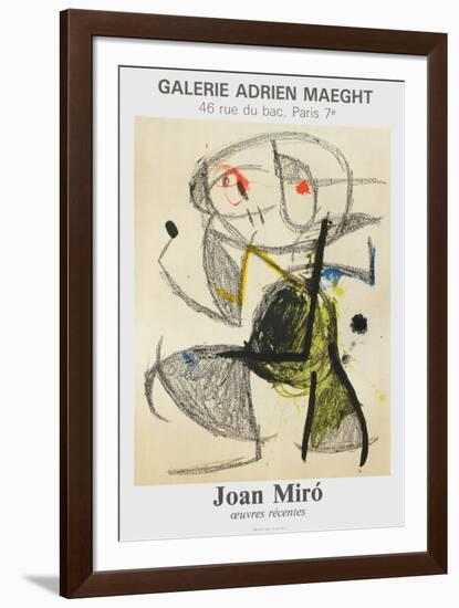 Expo 83 - Galerie Maeght-Joan Miro-Framed Collectable Print