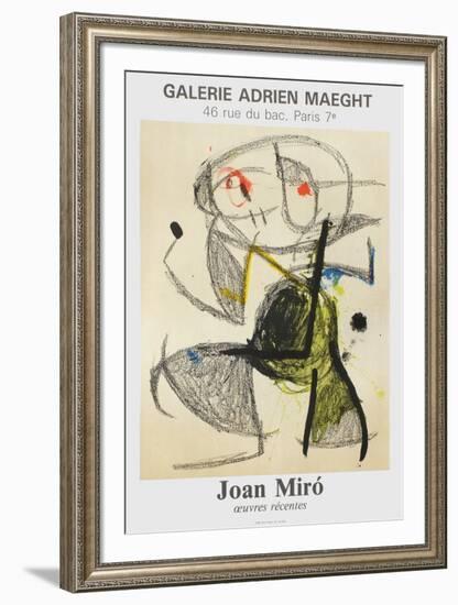 Expo 83 - Galerie Maeght-Joan Miro-Framed Collectable Print