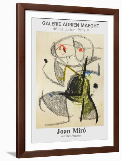 Expo 83 - Galerie Maeght-Joan Miro-Framed Collectable Print