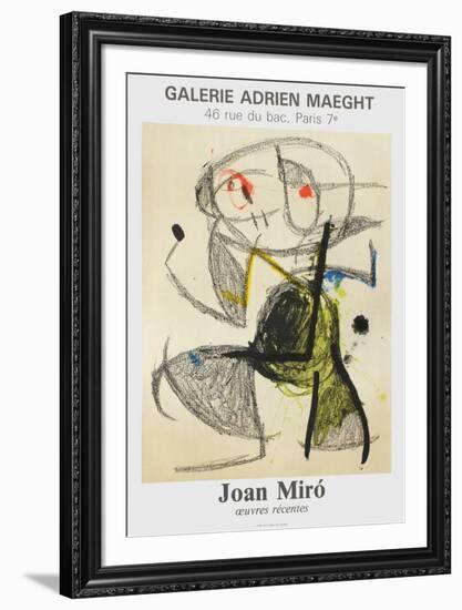Expo 83 - Galerie Maeght-Joan Miro-Framed Collectable Print