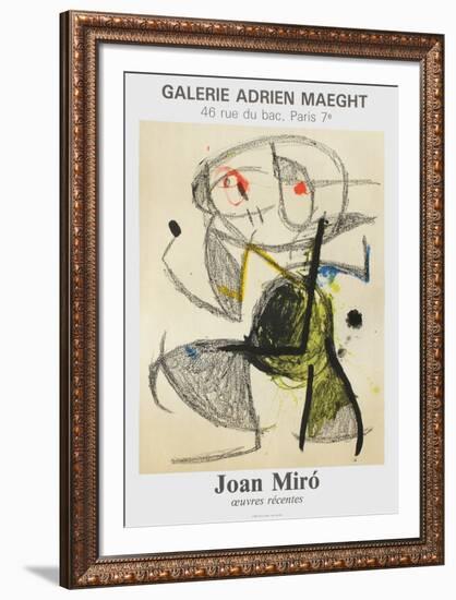 Expo 83 - Galerie Maeght-Joan Miro-Framed Collectable Print