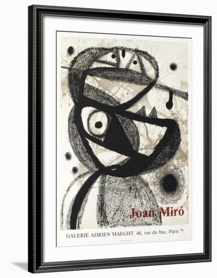 Expo 83 - Galerie Maeght-Joan Miro-Framed Collectable Print